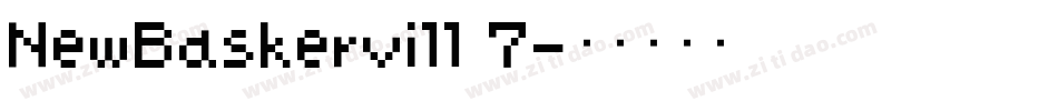 NewBaskervill 7字体转换
